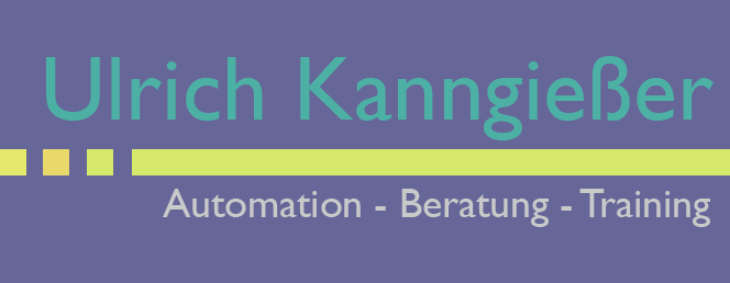 Logo Ulrich Kanngie&szlig;er | Automation-Beratung-Training